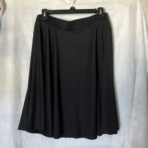 NWOT Black skater skirt